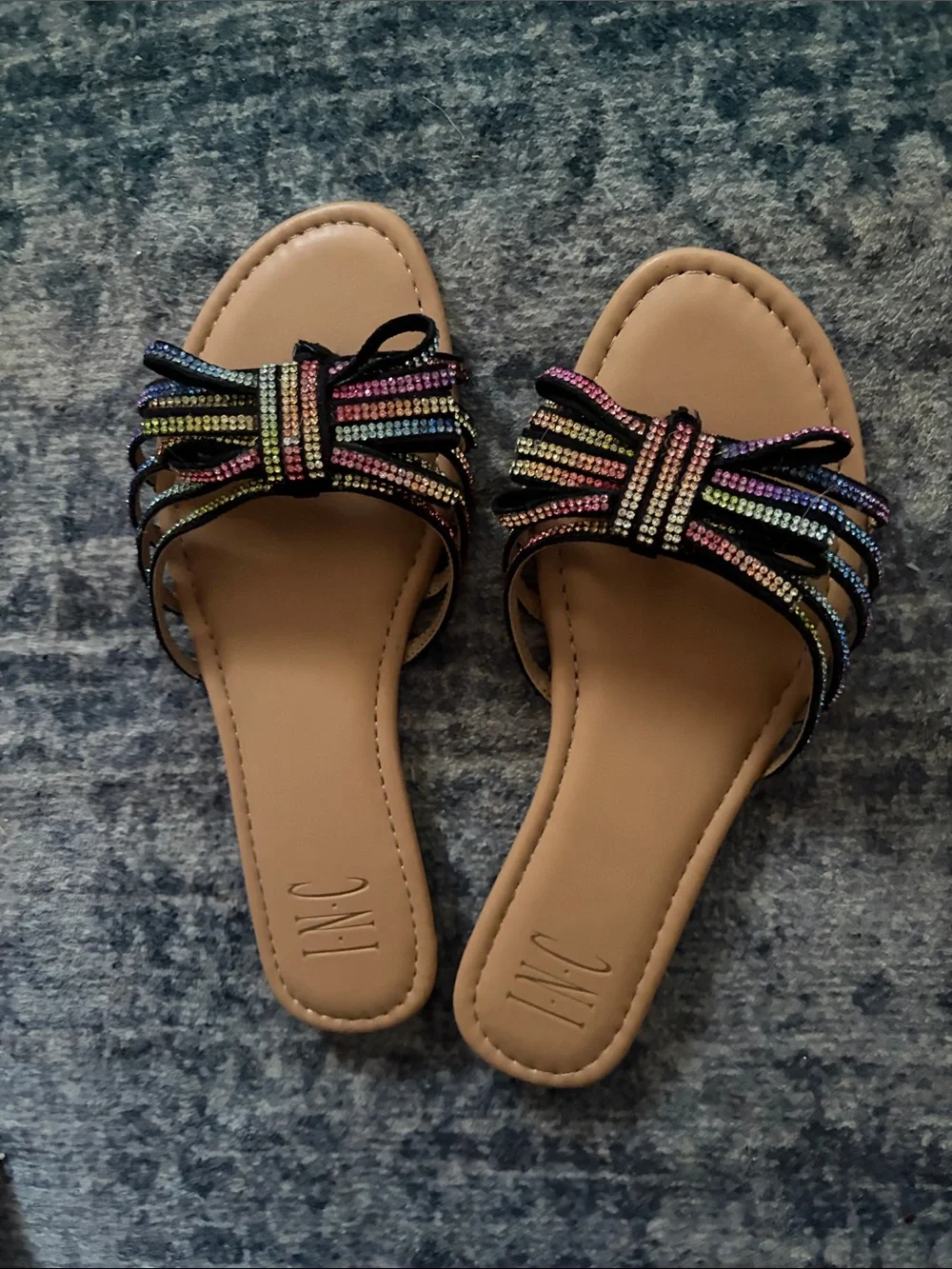 BLING SANDLS Sandals by INC for Macys  Size 7 in Original Box